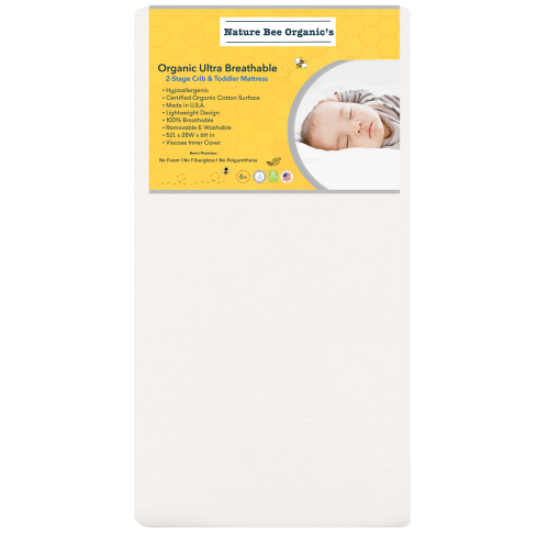 Ultra Breathable 2-Stage Crib & Toddler Mattress