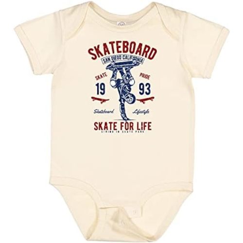 inktastic Skateboard for Life Baby Bodysuit