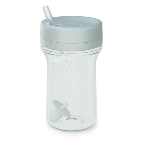 NUK for Nature Everlast Weighted Straw Cup - Green - 10oz: BPA-Free Silicone Lid & Plastic Body Drinkware