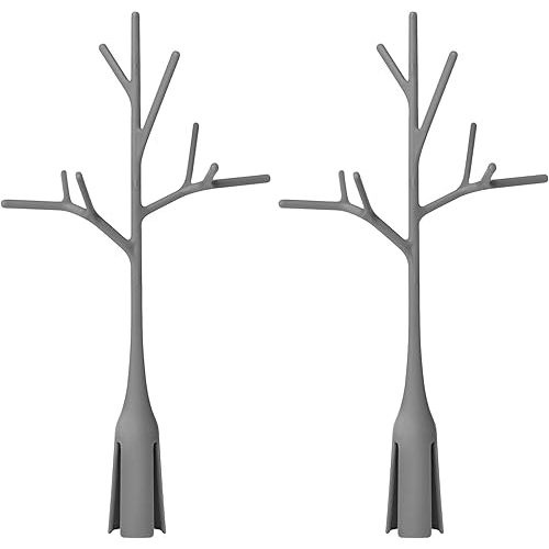 Boon Twig Grass and Lawn Drying Rack Accessory, Warm Gray (Pack of 2)