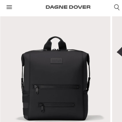 Indi Diaper Backpack in Onyx, Large