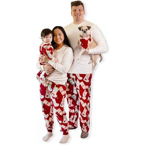 Burt's Bees Baby Matching Family Jammies, Organic Cotton, Holiday Pajamas