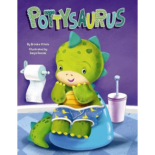Pottysaurus - Children's Padded Board Book - Potty Training Board book – Touch & Feel, September 6, 2020