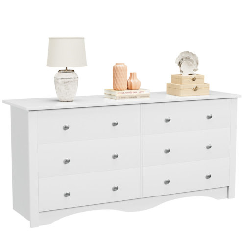 6-drawer wooden Dresser