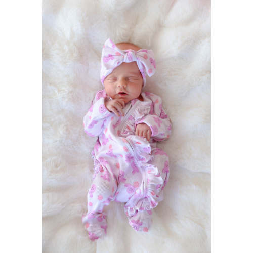 Bamboo Waffle Knit Large Bow Headwrap | Sea Snuggles