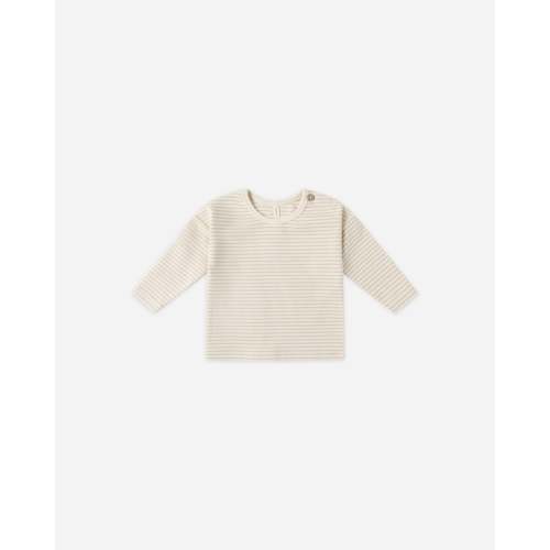 Long Sleeve Tee Oat Micro Stripe