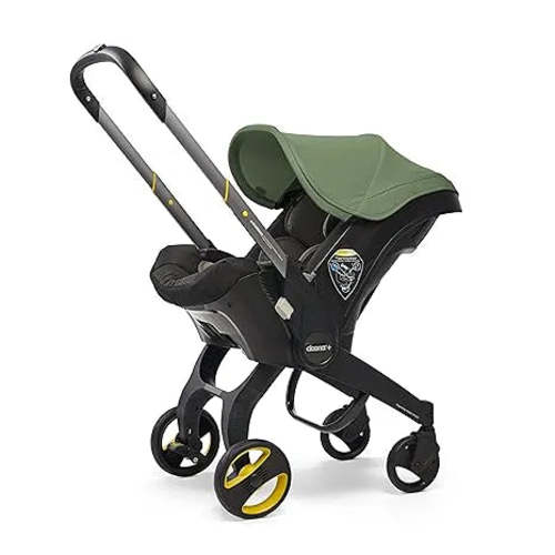 Doona - Travel System - Infant Car Seat + Latch Base - Desert Green - REBEL