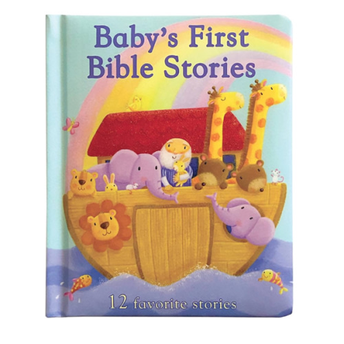 Baby's First Bible Stories Padded Board Book - Gift for Easter, Christmas, Communions, Newborns, Birthdays, Beginner Bible
