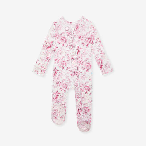 Floral Pink Baby Girl Sleeper | Jolene