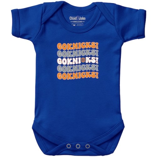 Newborn & Infant New York Knicks  Chad & Jake Royal Groovy Bodysuit