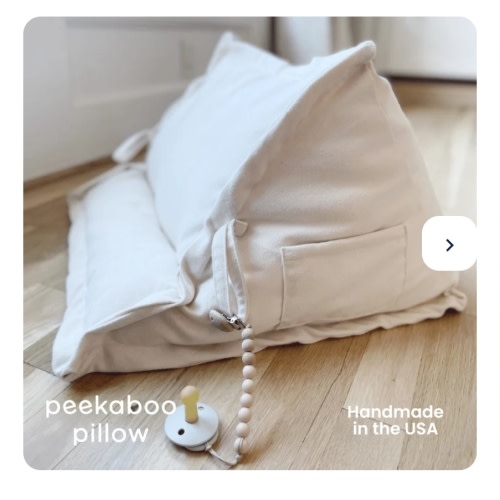 Peekaboo Pillow™ Official Site - Organic Infant Lap Pillow