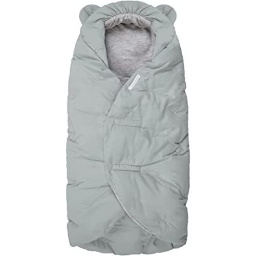 7AM Enfant Baby Car Seat - Nido Quilted Baby carier Cover, Hooded Soft Plush Lining, Stroller | (Bondy, Small 0-6M)