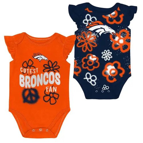 Outerstuff Girls Newborn & Infant NFL The Sunshine Two-Piece Bodysuit Set