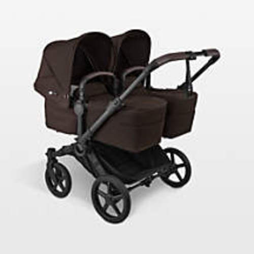 Bugaboo Donkey 6 Twin Heritage Black Fabric Complete Baby Bassinet