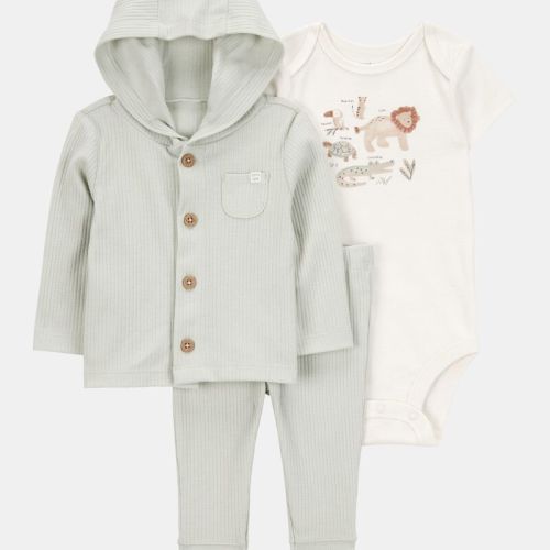 Baby 3-Piece Lion Little Cardigan Set | Carter’s Oshkosh Canada