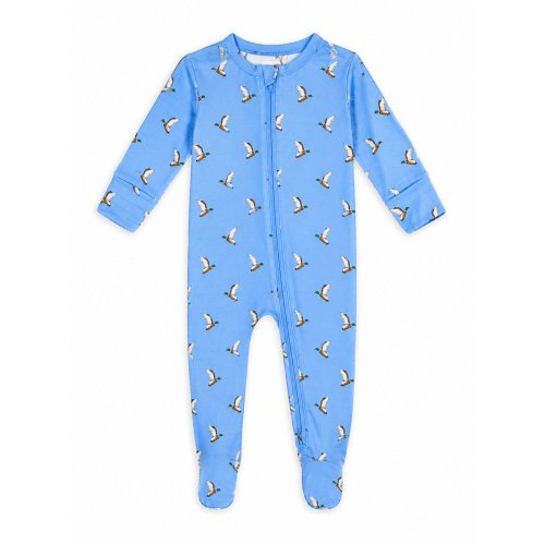 Flying Ducks Footie Romper with Double Zipper