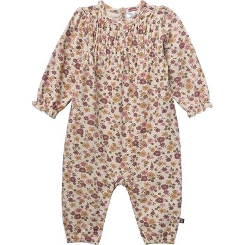 Modern Moments by Gerber Baby Girls' Ruffle Romper, Rainy Day Floral, 3-6 Months