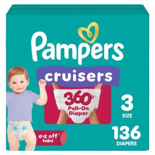 Pampers Cruisers 360 Diapers - Size 3 - 136ct