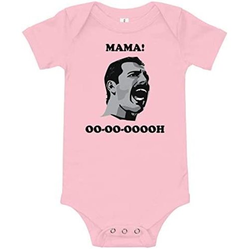 Mama Ooh Bohemian Rhapsody Baby Bodysuit, Unique Baby Gift for Queen Fans