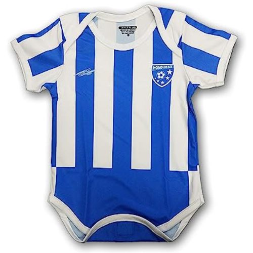 Honduras Soccer Baby Outfit Onesie Mameluco White, Blue