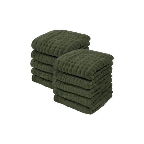 Muslin Washcloths - Pack of 10