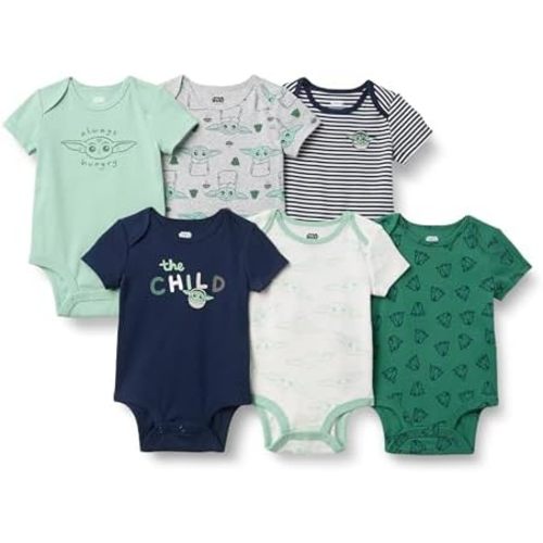 Amazon Essentials unisex-baby Short-Sleeve Bodysuits