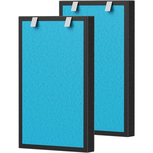 P200+PHZF-21 Filter Compatible with Brondell Horizon O2+ Air Purifier P200, 4 Stage Filtration with Granulated Carbon, 2 Pack