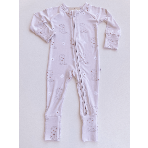 daisy boots bamboo romper