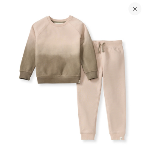 Dip Dye Boy Sweatshirt & Pants Set