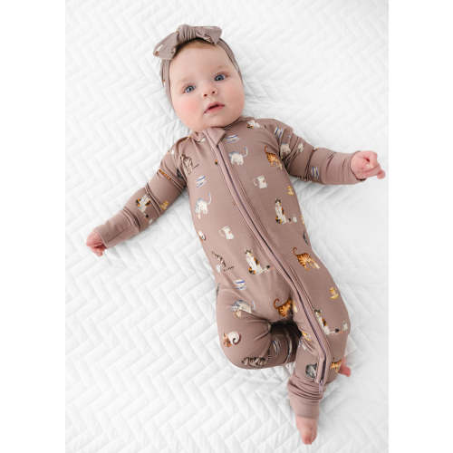 Cats and Coffee Bamboo Sleeper – Little Crowns & Capes