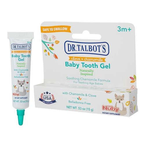 Dr. Talbot's Baby Tooth Gel for Sore Gums, Naturally Inspired, .53 Oz, Benzocaine Free, Belladonna Free
