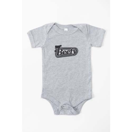 'Beefy' Gray Onesie – American Farm Co.