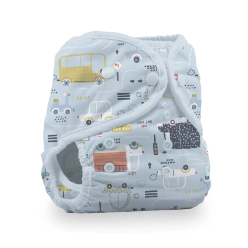 Duo Wrap | Best rated reusable cover for cloth diapers - Traffic Jam