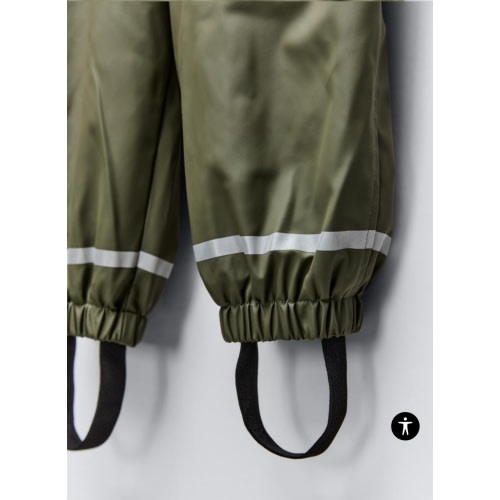 PLAIN RUBBERIZED OVERALLS - Mid khaki | ZARA United States