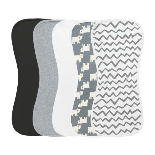 1 Set Baby Drooling Bib Soft and Absorbent Burp Cloth Saliva Towel Cotton Shoulder Pad for Drooling & Teethng