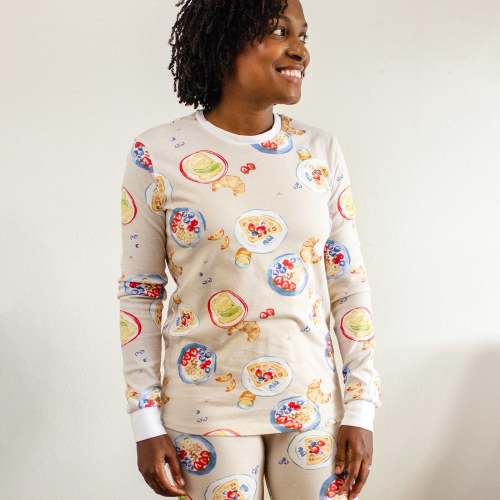 Breakfast In Bed Mommy & Me Matching Organic Women's Pajamas – Burt's Bees Baby