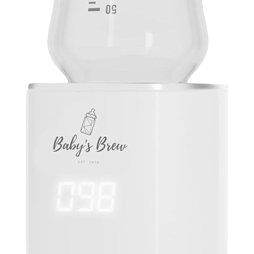 Baby’s Brew Superfast Baby Bottle Warmer – Portable, Travel-Friendly & Outdoor Warmer for On-The-Go Use – Warms Breast Milk, Formula & Water – BPA-Free | Only Warmer | Bottle Adapter Not Included