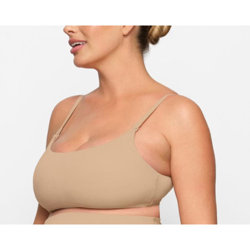 FITS EVERYBODY MATERNITY PUMPING SCOOP BRALETTE | CLAY | SKIMS