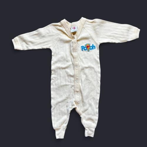 vintage yellow Winnie the Pooh baby romper/coverall...