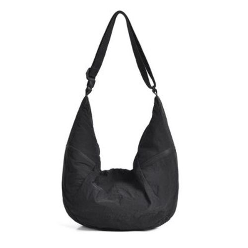 Alilang Lightweight Crossbody Bag with Adjustable Strap and Pockets, Black