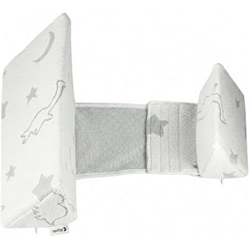 Baby Wedge Support Pillow for Newborns, Soft Breathable Infant Support Cushion, Removable Washable Bamboo Fabric Cover, Adjustable Width Design