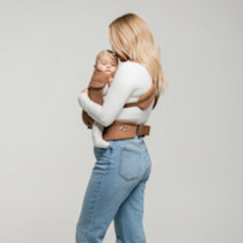 MABĒ The Monarch Buckle Baby Carrier - Mocha