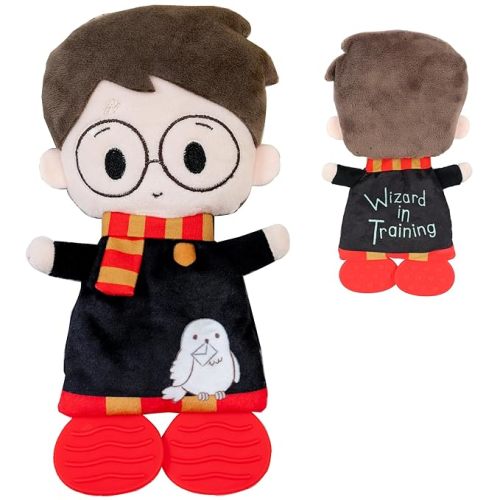 Kids Preferred Harry Potter Security Blanket Lovey Teether Toys for Newborn Baby Boys and Girls 10 inches