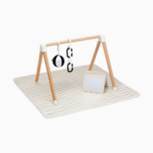 Lalo Baby Gym & Playmat for Babies and Toddlers - Eco-Friendly Oatmeal Playmat - Baby Gym & Accessories is Easy to Assemble & Clean - Go from Tummy Time to Story Time