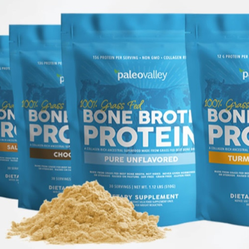 Paleovalley 100% Grass Fed Bone Broth Protein