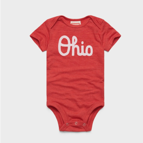 Script Ohio Baby One Piece | Ohio State University Infant Top – HOMAGE