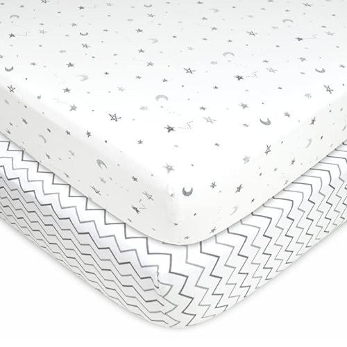 American Baby Company 2 Pack Fitted Crib Sheets 52x28"