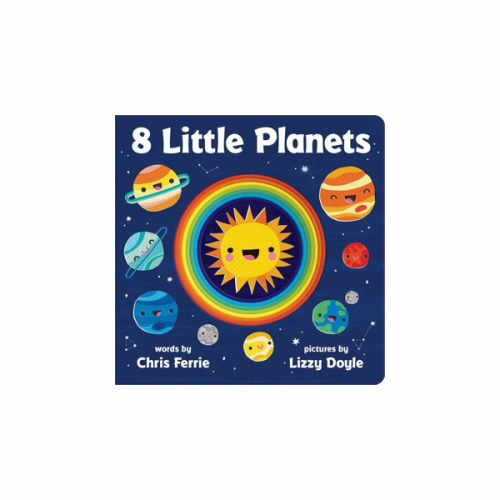 8 Little Planets: A Solar System Book for Kids with Unique Planet Cutouts