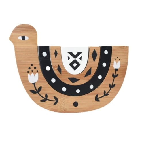 Bamboo Nesting Toy – City Bird