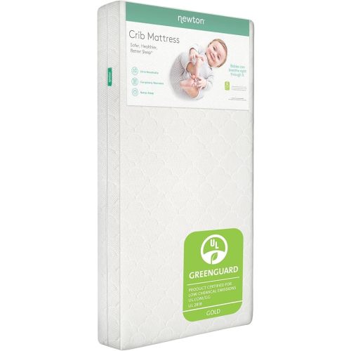 Newton Baby Crib Mattress & Toddler Bed, Breathable & Washable - White